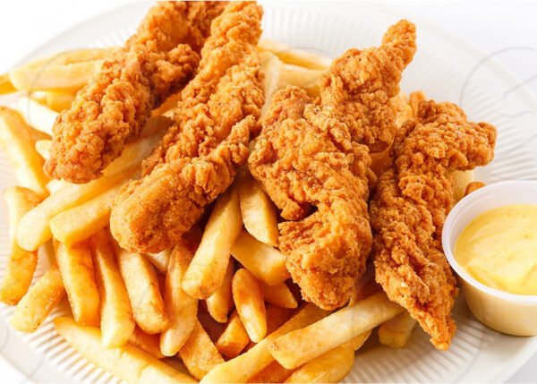 Chicken Tenders Loaded Fries