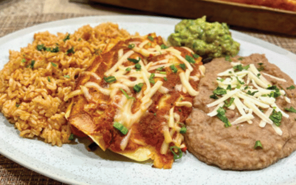 Enchiladas Dinner Plate